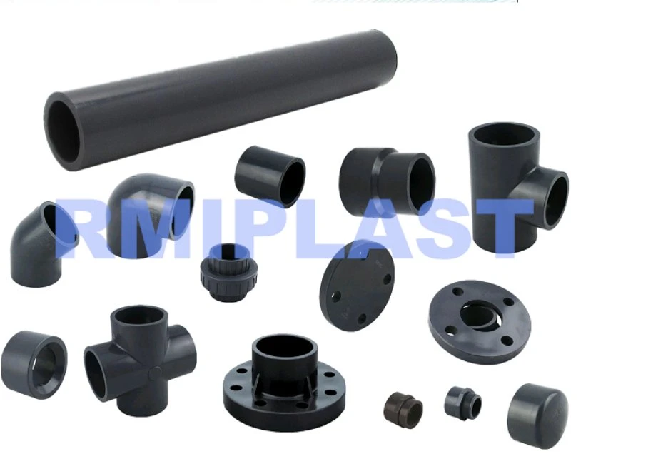 PVC Flange UPVC Van Stone Flange of JIS 10K DN150 Plastic Fitting Socket Welding Pipe Fittings Vanstone Flange Stub End for Water System