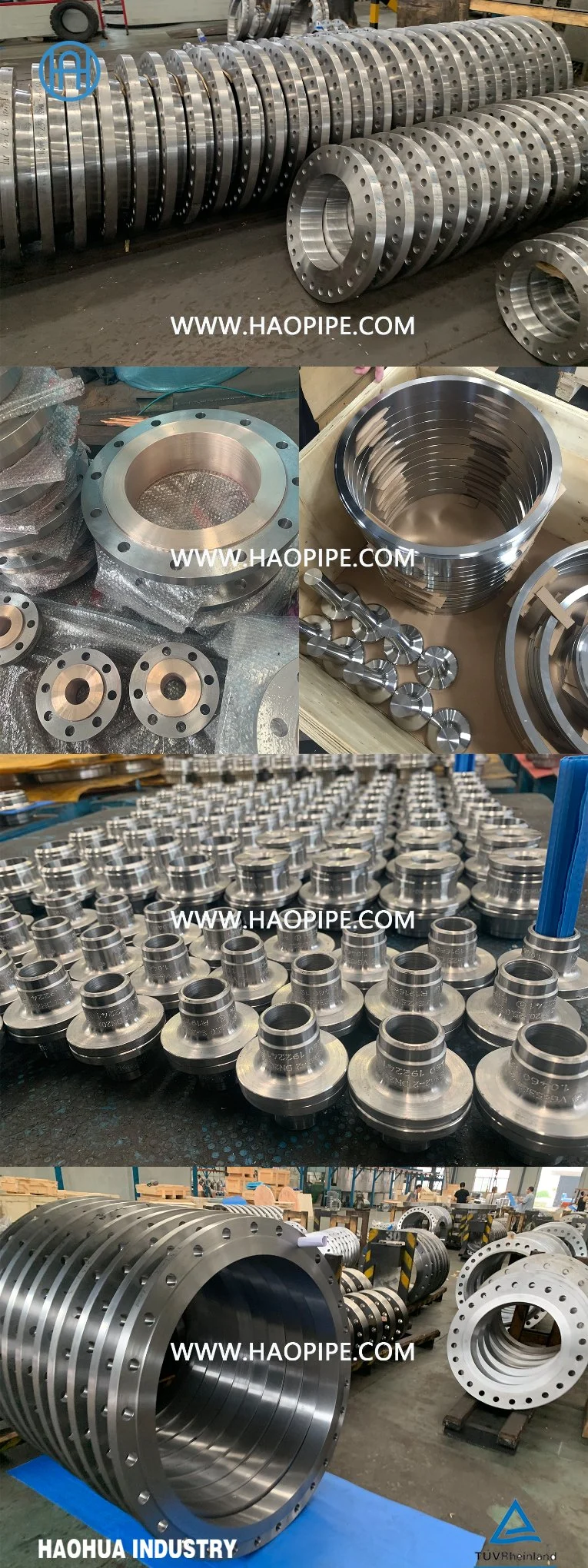 Weld Neck Reducing Flange F53 S32750 3&quot;*2&quot; 150lb Sch40s ASME B16.5 Raise Face Super Duplex Steel Flange